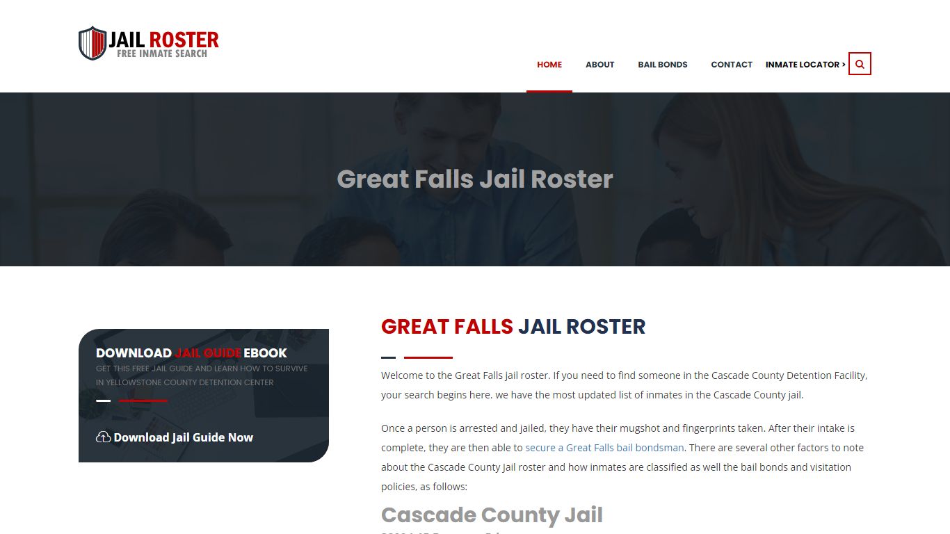 Find Cascade County Jail inmates using this Great Falls Jail Roster